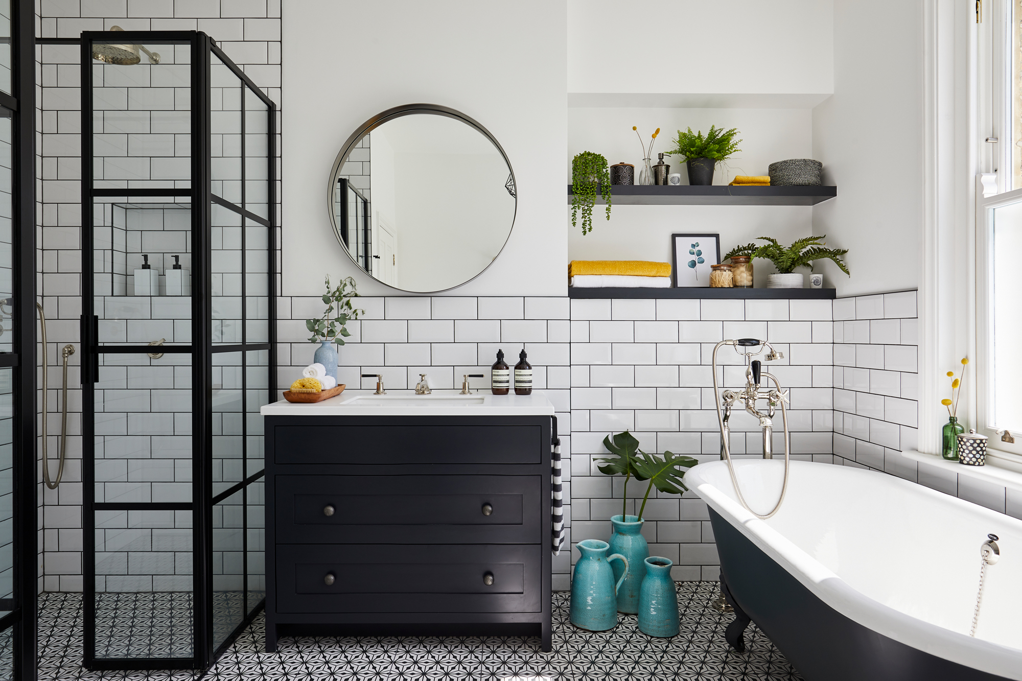 Smart choices that create a bathroom space that feels safe and steady