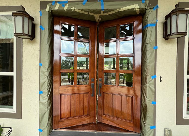 houston tx door staining services